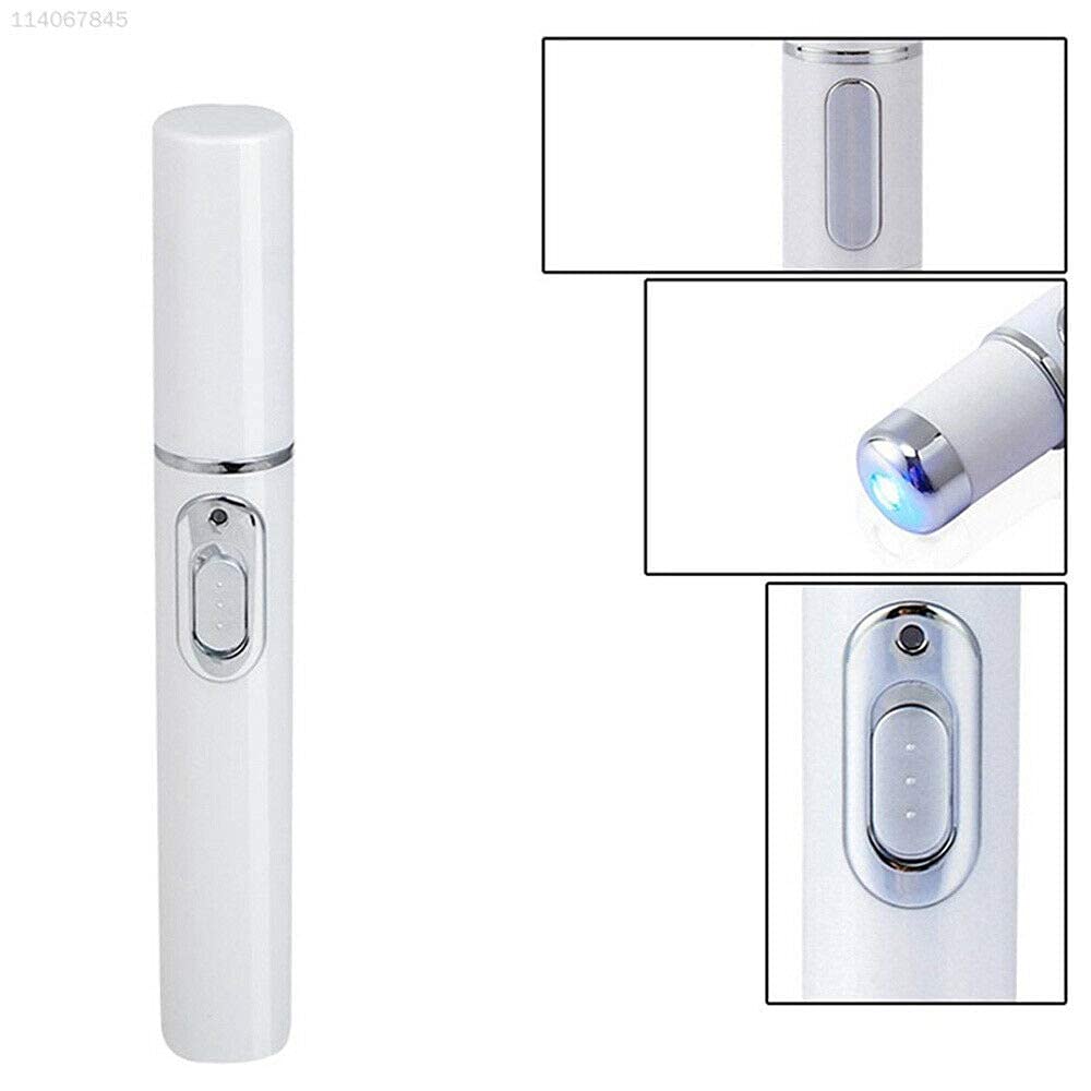 Ubersweet® 0355 White Beauty Instrument Pen - Facial Skin Care Device for Wrinkles & Fine Lines | Portable & Rechargeable | Perfect for Home & Travel Use