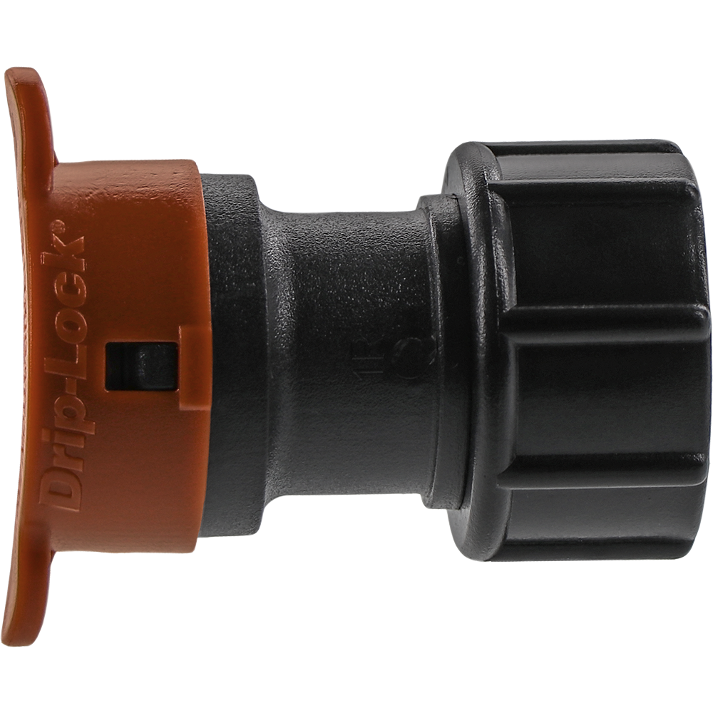Hydro Rain DL FHT 101 Drip Lock® 1/2 Inch to 5/8 Inch Female Garden Hose Thread Adapter - Perfect for Drip Irrigation Systems, Lawn Sprinklers & Outdoor Watering Solutions