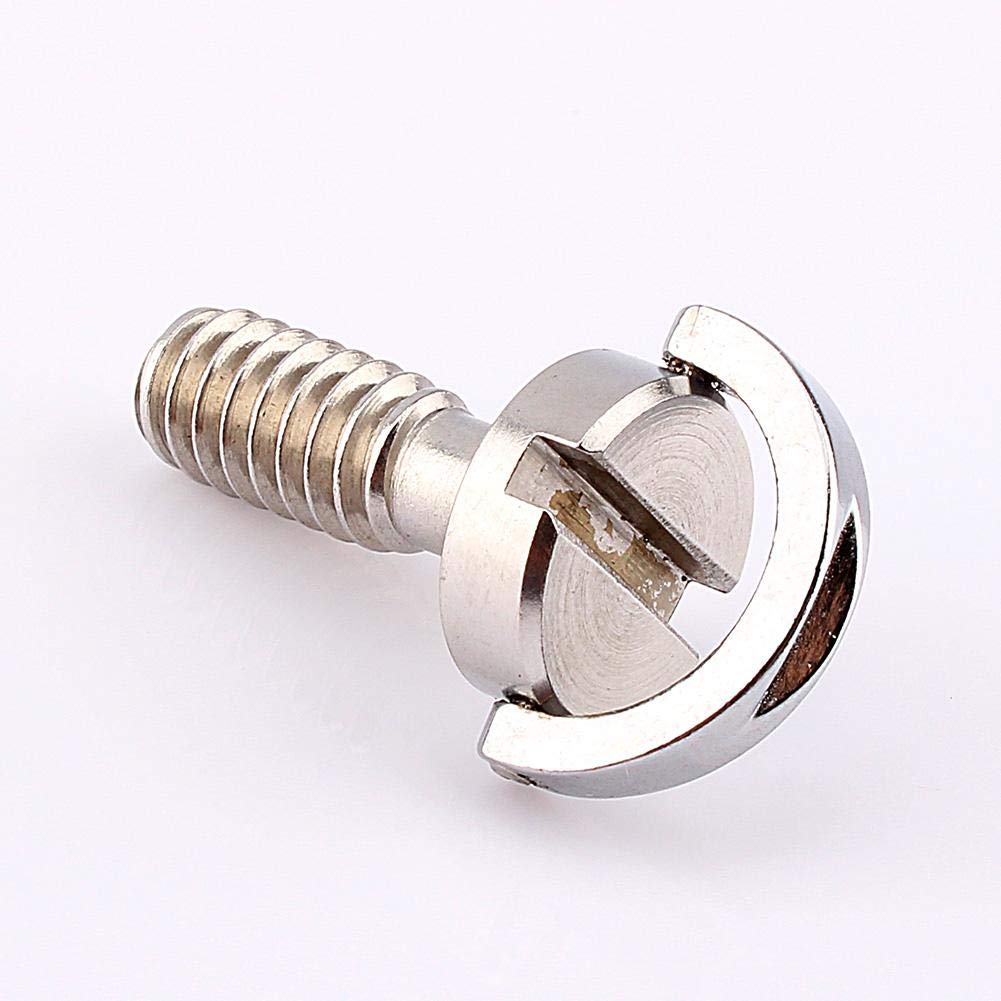 1/4 Inch Stainless Steel Camera Mounting Screws - D Ring Screw Adapter for Tripod, Quick Release Plate & Monopod | Secure Camera Mounting for DSLR, Mirrorless & Action Cameras