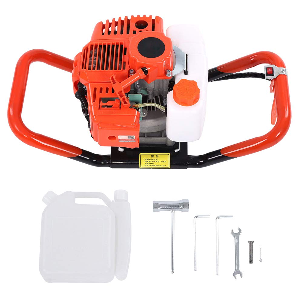 1900W Heavy Duty Earth Auger - Power Drill Attachment for Fence Post Holes, Tree Planting & Garden Fertilization | Ideal for Landscaping, Farming & Outdoor DIY Projects