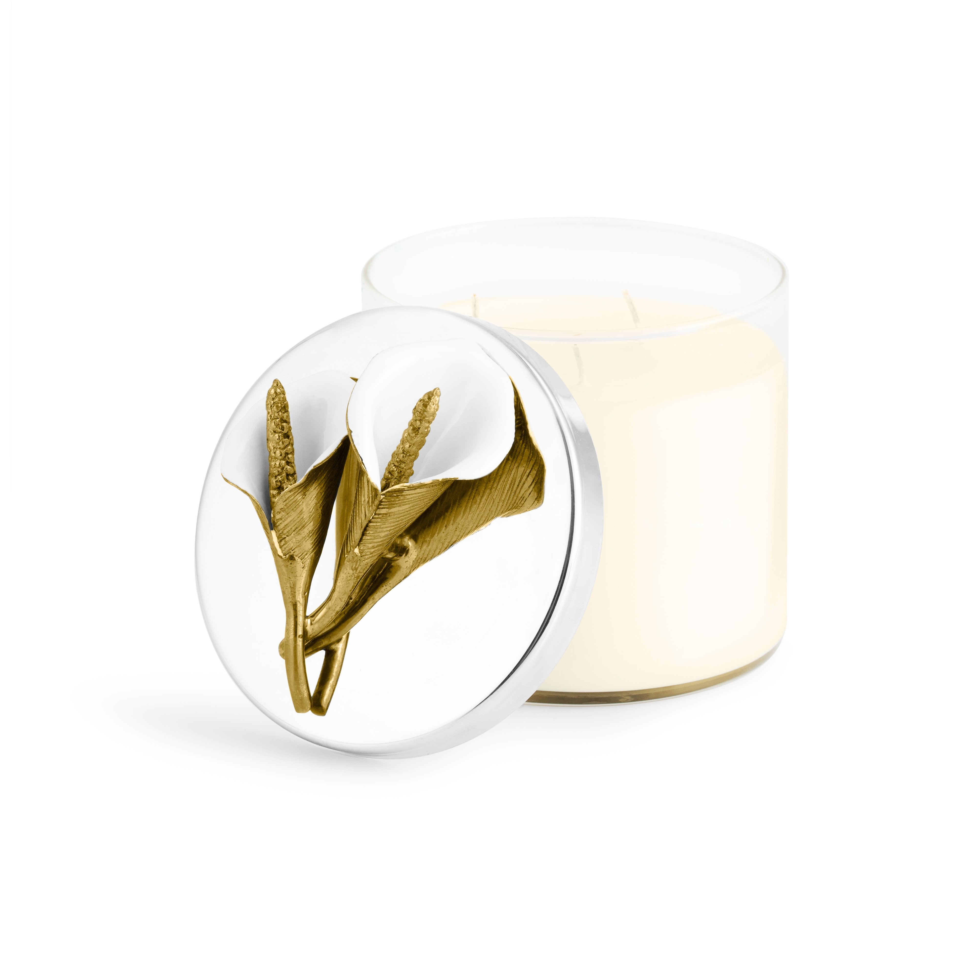 Premium Calla Lily Scented Candle - Long-Lasting Fragrance for Home, Spa & Relaxation - Perfect for Aromatherapy, Gifts & Romantic Ambiance