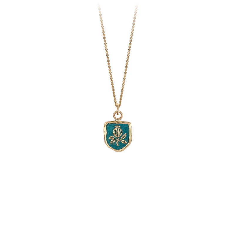 14K Gold Appreciation Talisman Pendant - Full of Life True Colors Jewelry for Women - Perfect for Gifts, Daily Wear & Special Occasions