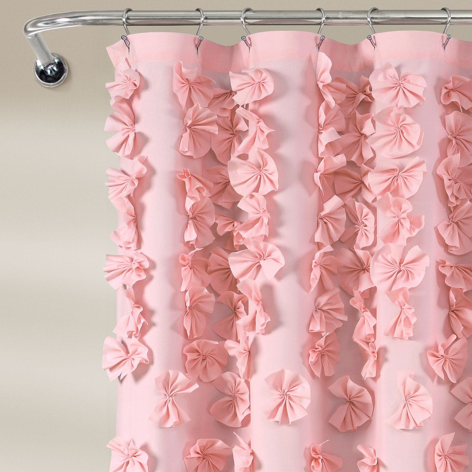 Riley Waterproof Shower Curtain - Elegant Bathroom Decor for Modern Homes | Perfect for Bathrooms, Dorms & Apartments