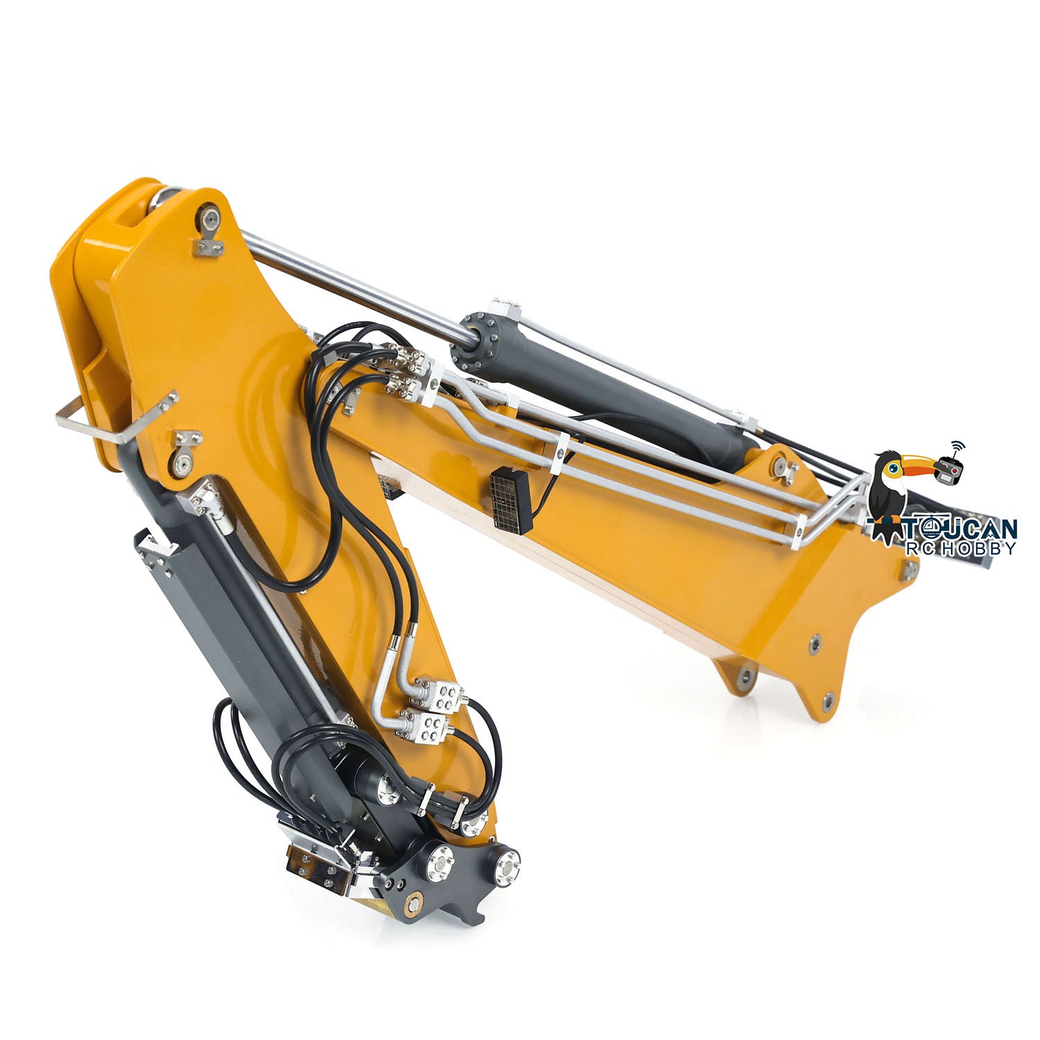 1/14 Scale Painted Two-Section Arms for K970 300 RC Hydraulic Excavator Model - Replacement Parts & DIY Accessories - Perfect for RC Construction Vehicle Enthusiasts & Collectors
