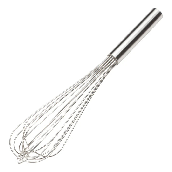 Winco 16 French Whip FN 16 - Professional Stainless Steel Kitchen Whisk for Baking, Mixing & Cooking - Perfect for Eggs, Sauces, Batters & Creams