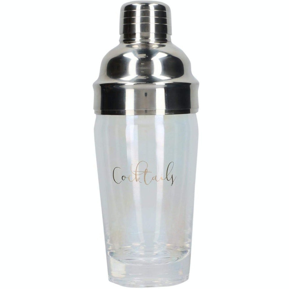 Premium Ava & I Glass Cocktail Shaker Set - 24oz Bar Mixing Tool with Stainless Steel Strainer & Lid - Perfect for Home Bars, Parties & Professional Bartending