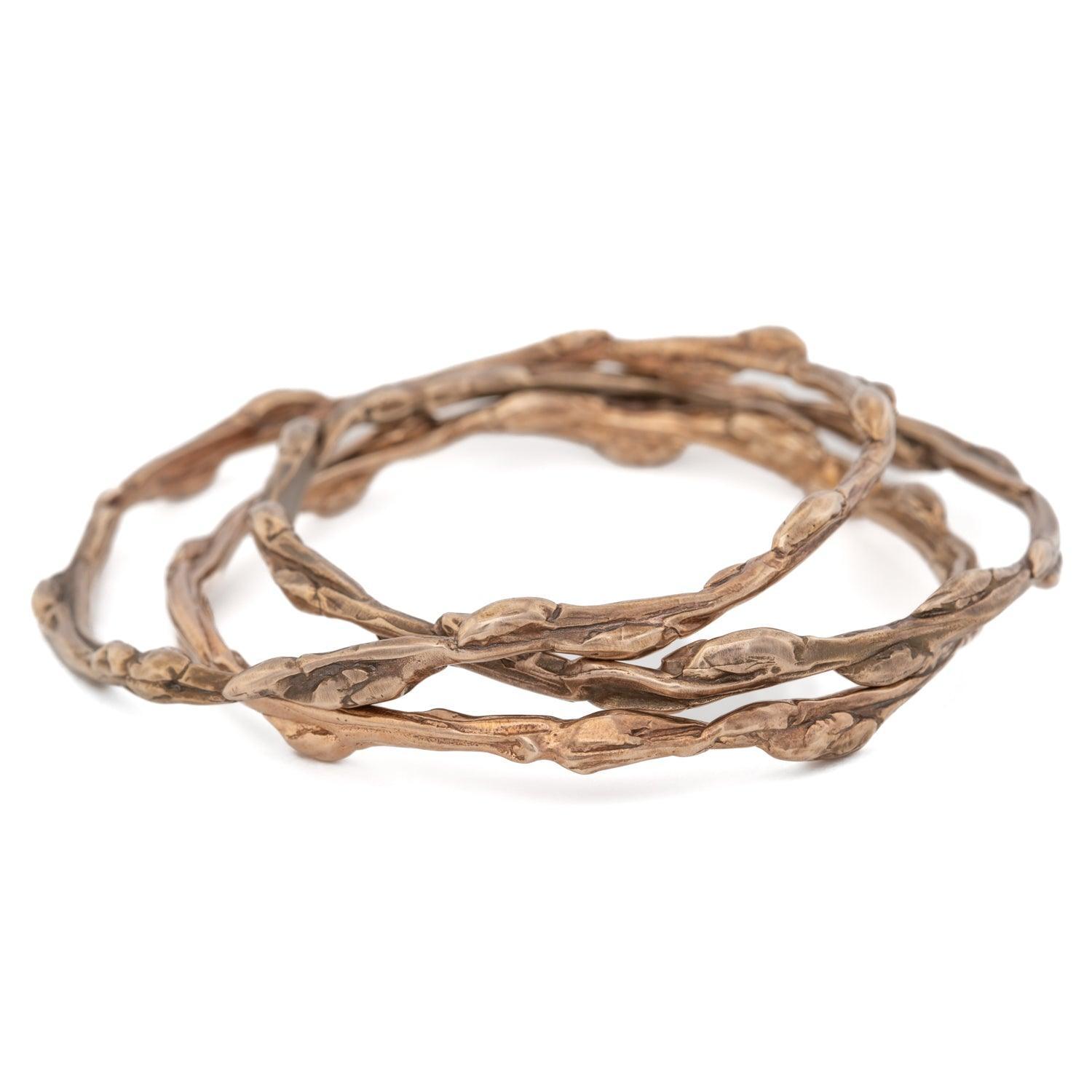 Willow Bangle Bracelet for Women - Elegant Adjustable Handmade Jewelry for Casual & Formal Wear | Perfect Gift for Her