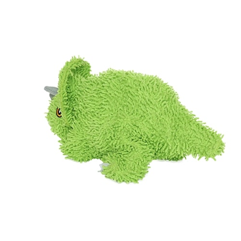 Durable Microfiber Squeaky Dog Toy - Triceratops Ball for Small & Medium Dogs | Interactive Play, Fetch, and Chewing Fun
