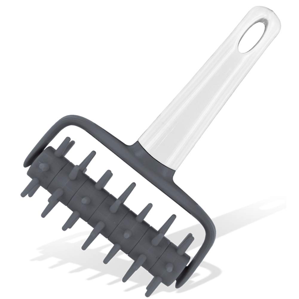 Professional Pizza Dough Roller Docker - Dough Blistering Killer & Pastry Pie Needle Wheels Cutter - 180x118mm Pizza Hole Puncher for Perfect Homemade Pizza, Pies & Pastries - Ideal for Home Bakers & Restaurants