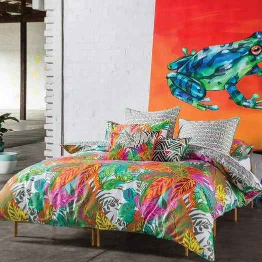 Premium Akeela Multi European Pillowcase Set by KAS - Luxury Soft Bedding for Home Decor, Hotel & Guest Room Styling