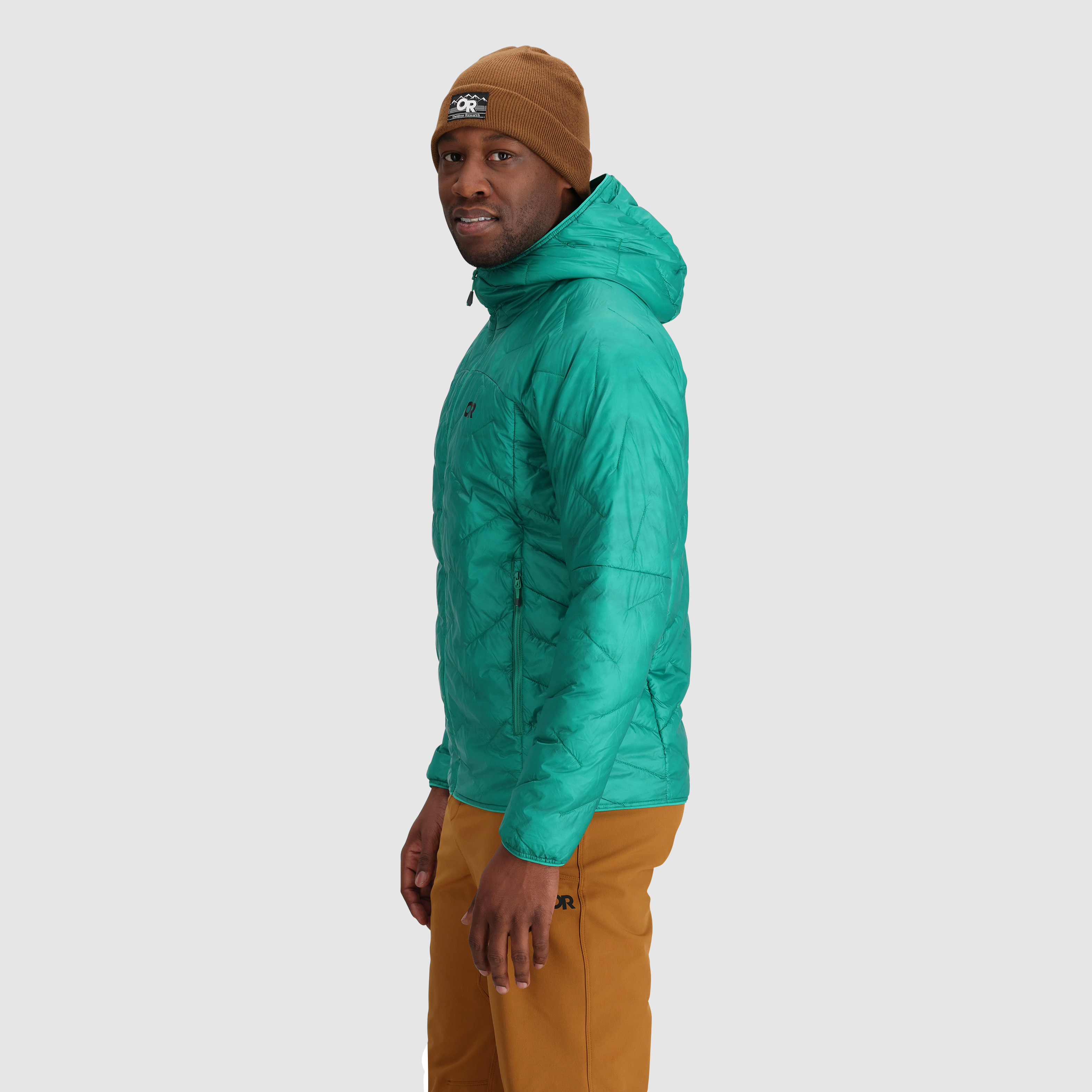 Men's SuperStrand LT Hoodie - Lightweight Water-Resistant Outdoor Jacket for Hiking, Camping & Everyday Wear