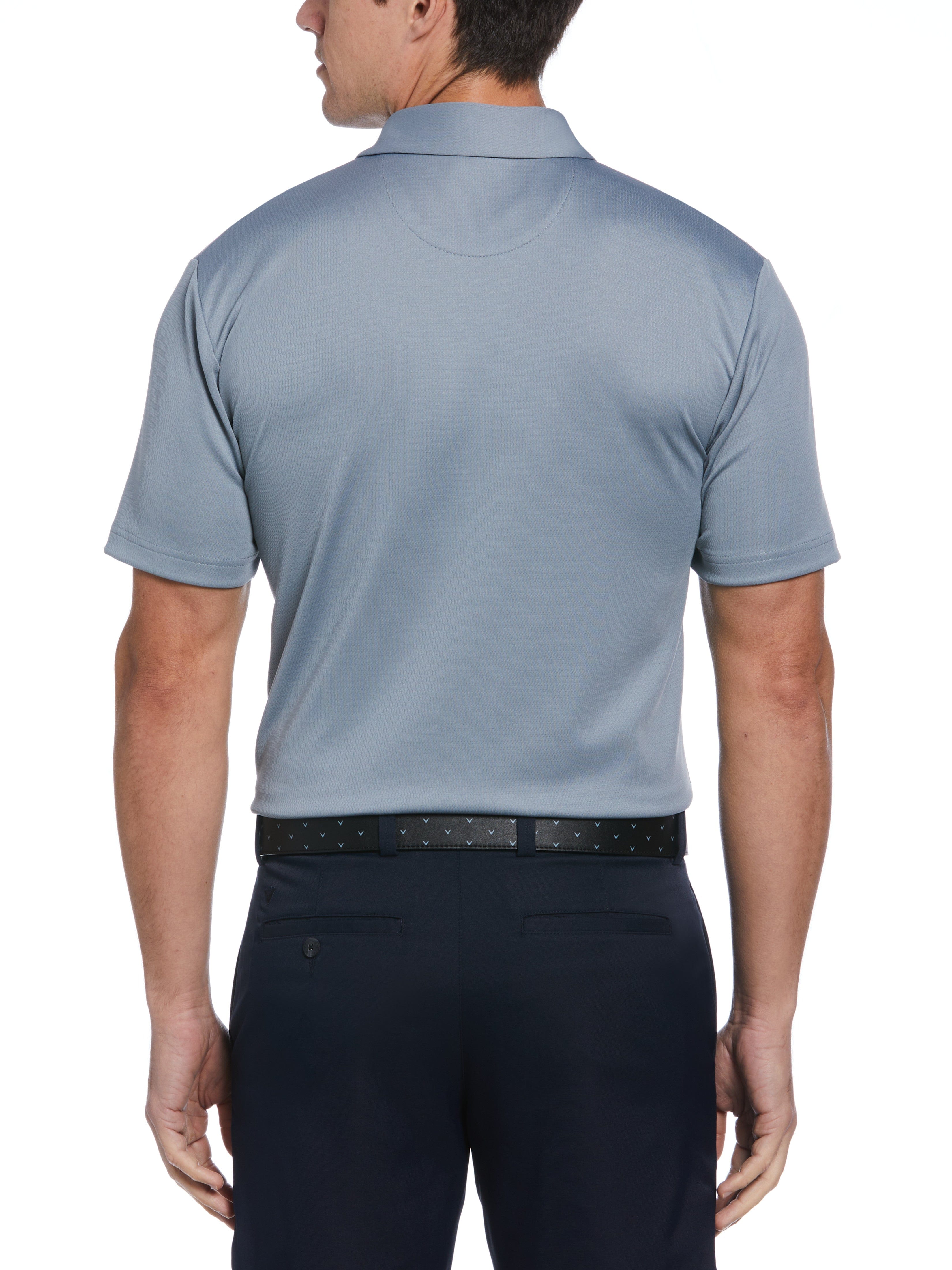Men's Micro Texture Polo Shirt - Breathable, Quick-Dry & Comfortable for Golf, Work & Casual Wear