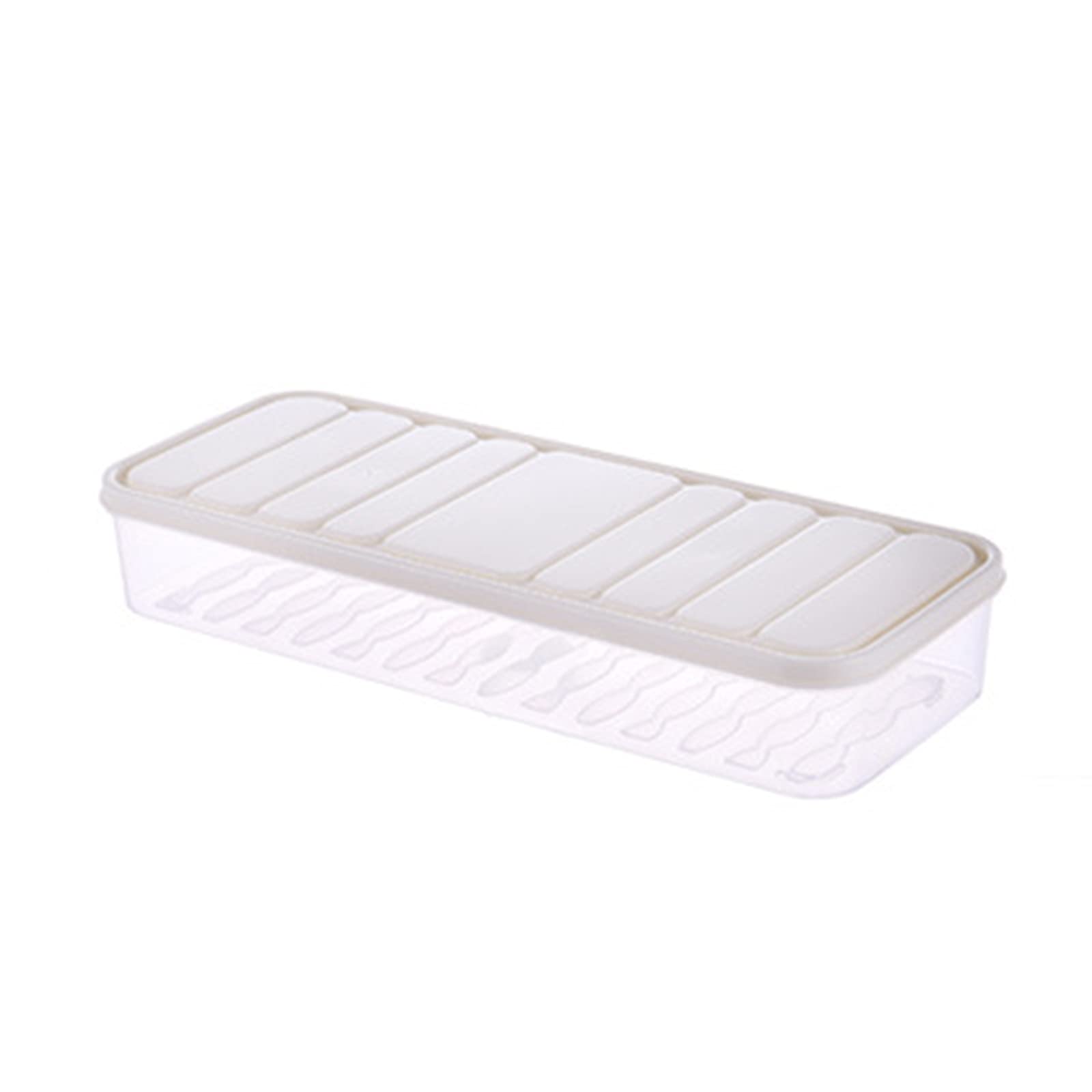 VALINK Stackable Refrigerator Food Storage Containers - Reusable Plastic Bins for Organizing Fresh Food, Vegetables & Leftovers - Space Saving Thin Design for Fridge, Freezer & Pantry Organization (Perfect for Meal Prep & Kitchen Storage)