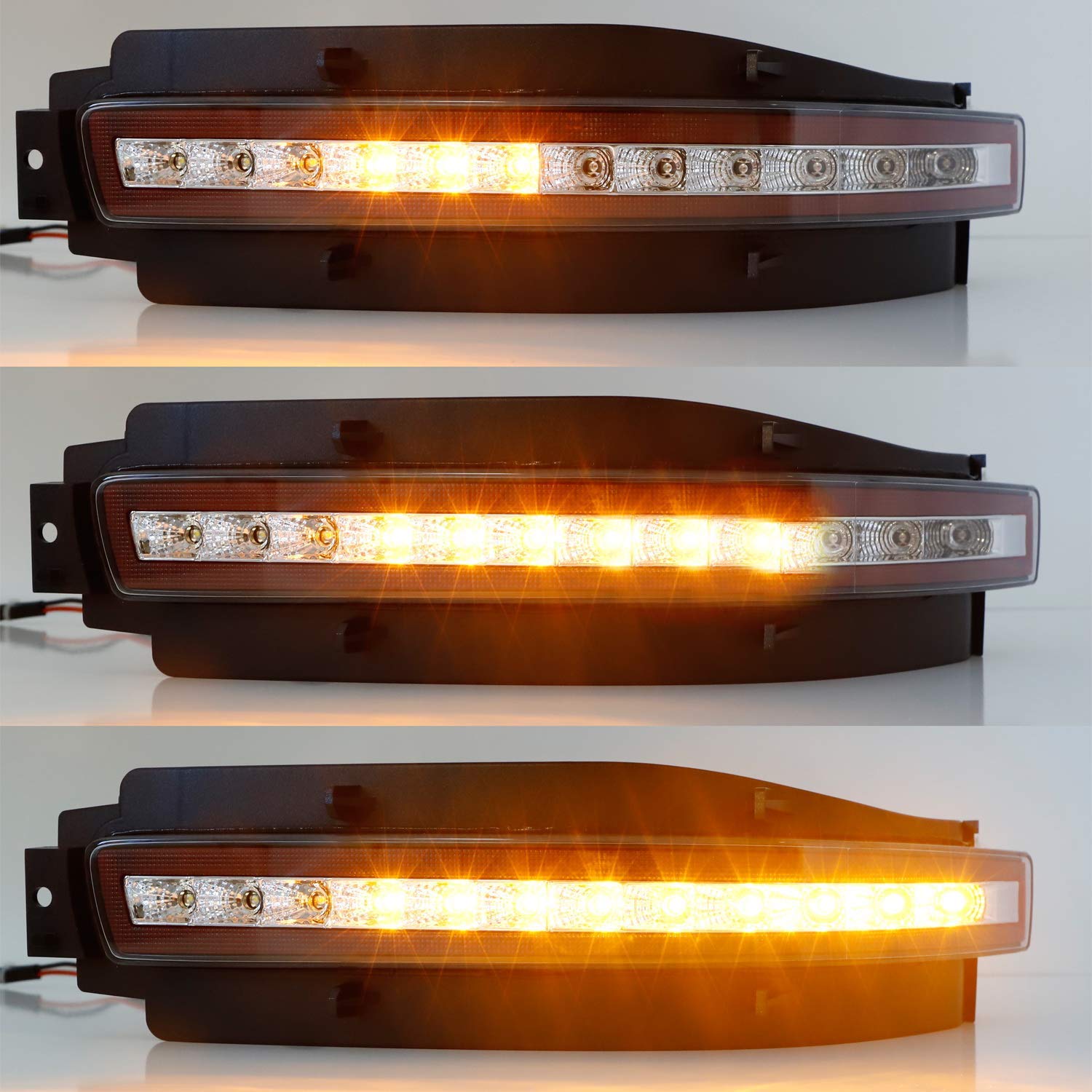 iJDMTOY Clear Lens with Dark Red Inner Full LED Lower Bumper Tail Lights for 2003-2009 Nissan 350Z - Sequential Turn Signals, Reverse & Brake Lights | Upgrade Your Car's Rear Lighting for Enhanced Safety & Style