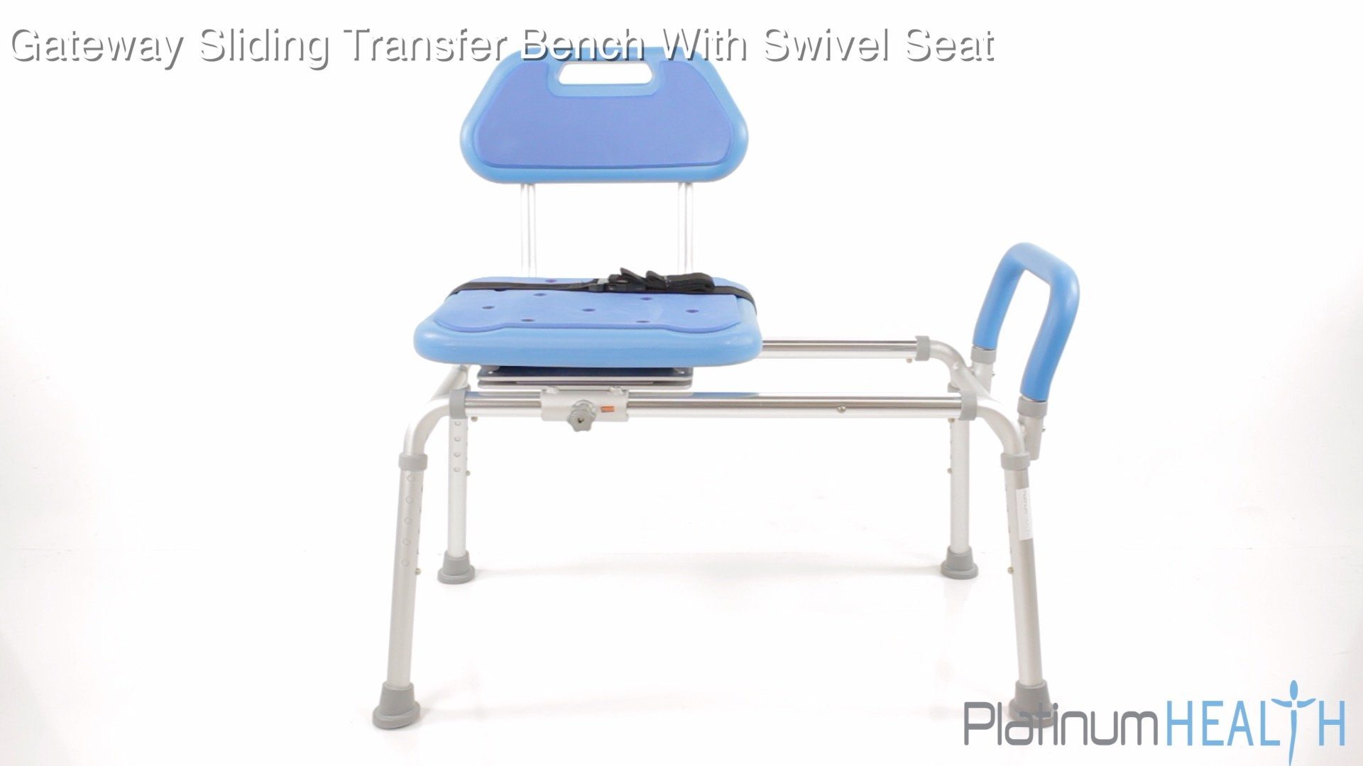 Premium Sliding Bath Transfer Bench with Swivel Seat & Padded Cushion - Adjustable Shower Chair for Elderly & Disabled - Safe Bathroom Mobility Aid for Seniors, Post-Surgery Recovery & Home Care Use