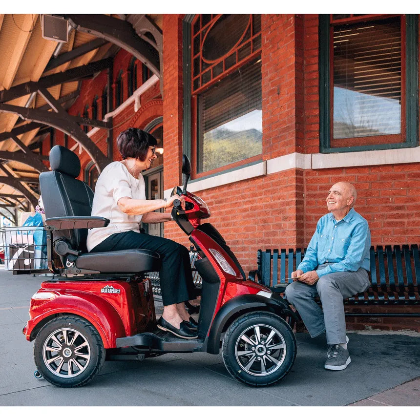 Pride Mobility BAJA Raptor 2 Heavy Duty 4-Wheel Mobility Scooter for Adults - Outdoor & Indoor Use, All-Terrain Electric Scooter for Shopping, Travel & Daily Commuting