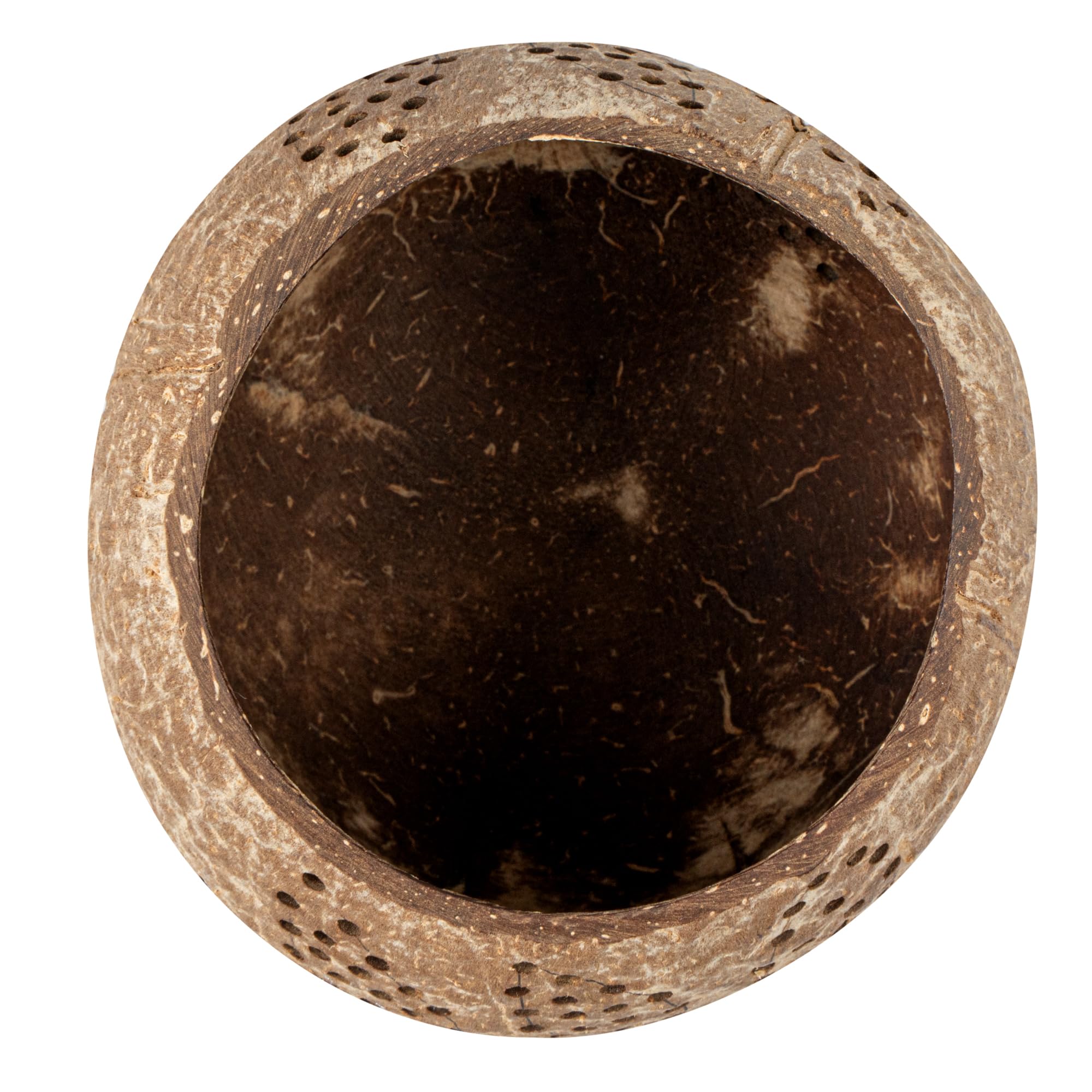 Handcrafted Coconut Shell Candle Holders - 4