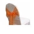 6 Pack Orange Organza Chair Sashes for Weddings & Parties - 9
