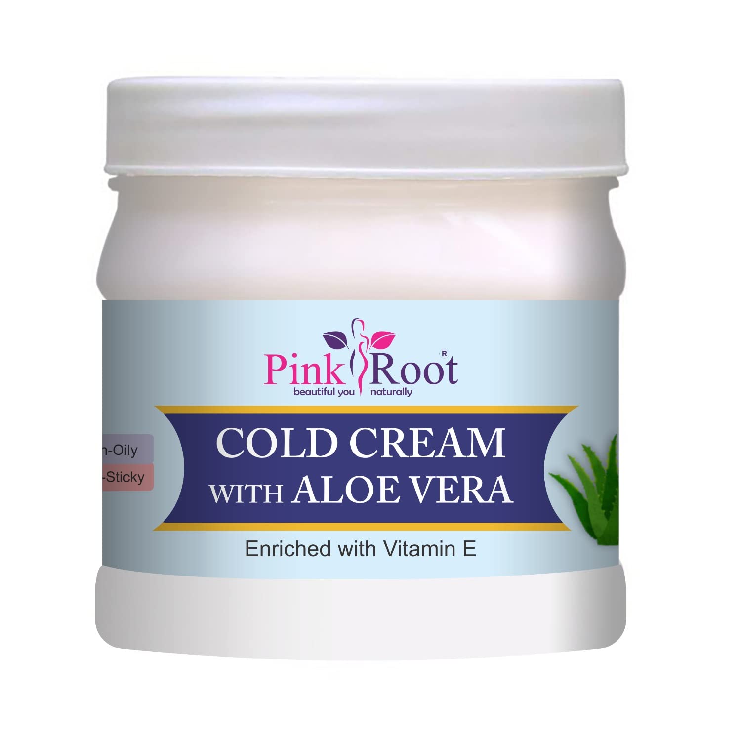 Organic Pink Root Green Tea Massage Gel with Aloe Vera Cold Cream - 500ml Set for Relaxation & Skin Care - Perfect for Spa, Massage Therapy & Home Wellness Routines