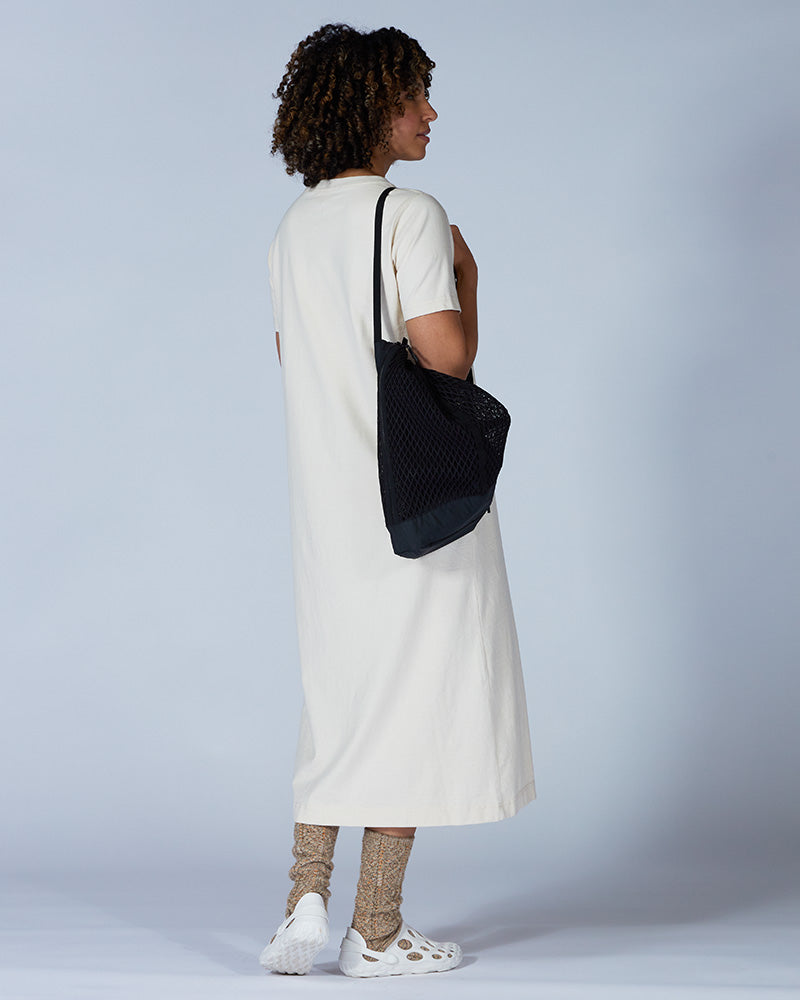 Double Face Mesh Shoulder Bag for Women - Lightweight Breathable Crossbody Purse - Perfect for Gym, Travel, and Everyday Use