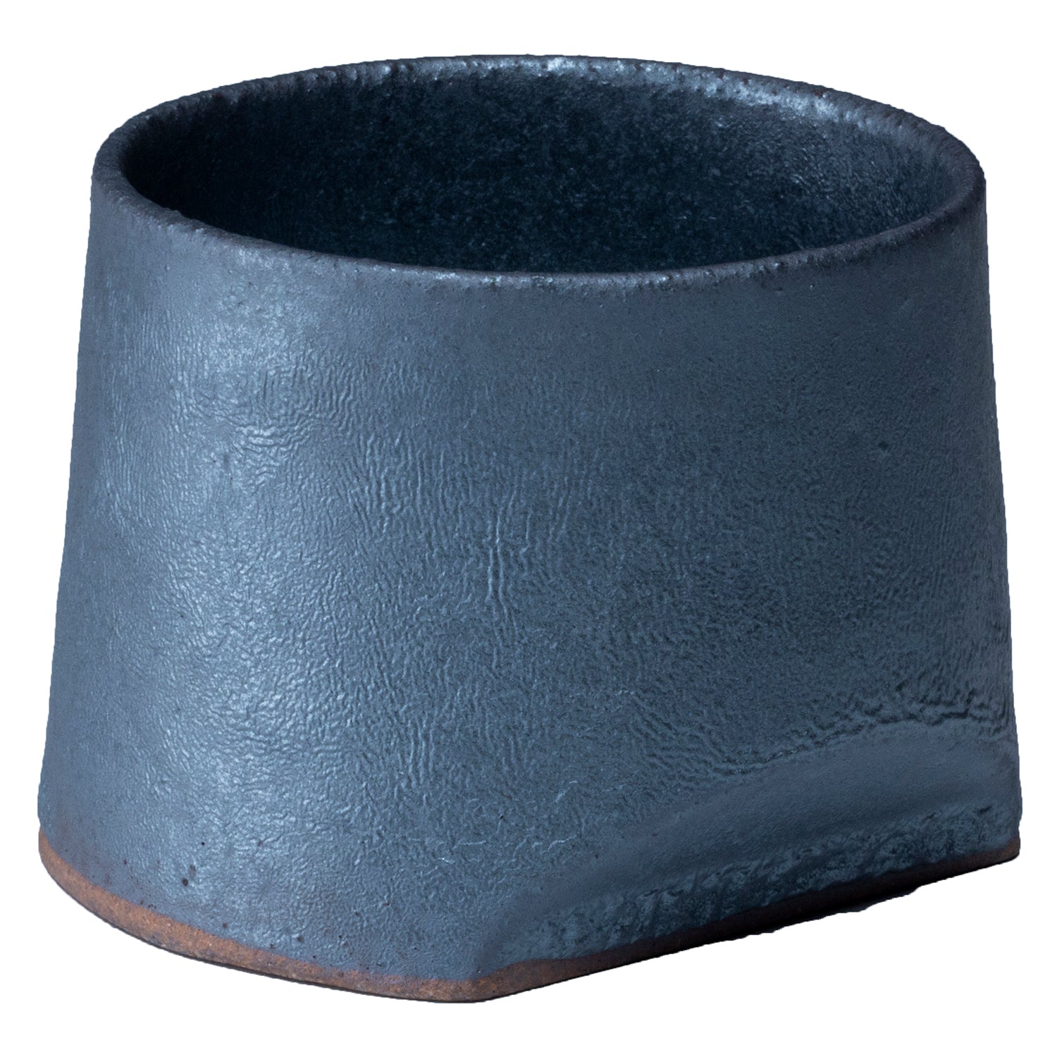 Marumi Yasuda Kawara Tsuki Ceramic Sake Cup - Traditional Japanese Guinomi for Sake, Whiskey & Tea - Perfect for Home, Restaurants & Gifts