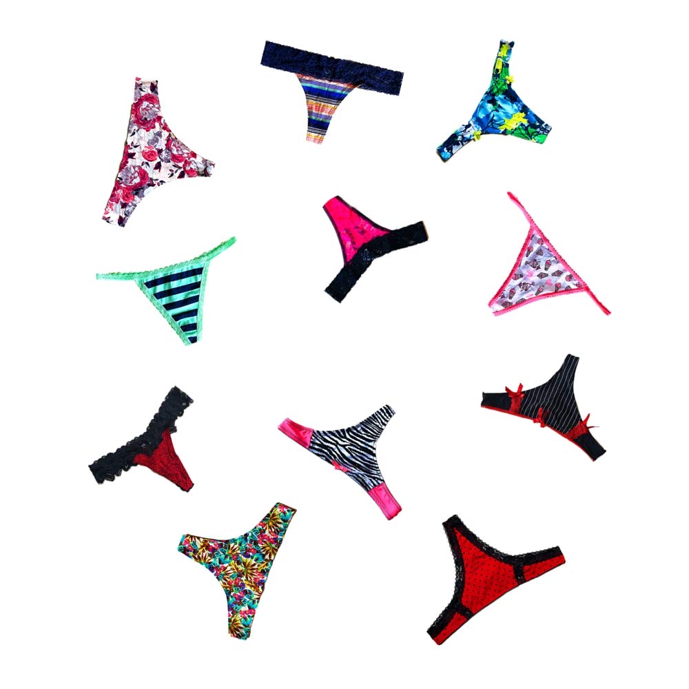 Dircho Women's Underwear Variety Pack - 10&20 Panties, Thongs, G-Strings & T-Back Tangas | Soft & Comfortable Lingerie for Everyday Wear & Special Occasions