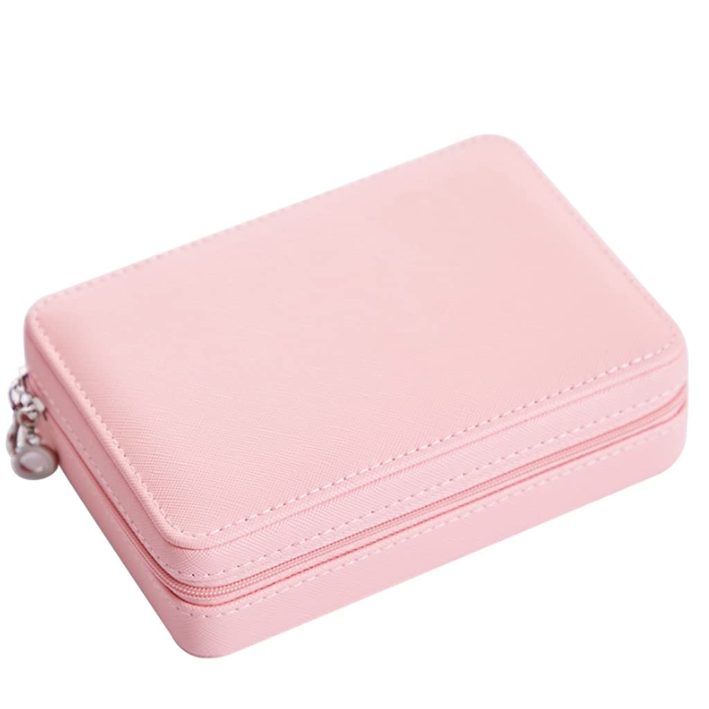Premium Leather Jewelry Box with Mirror - Jewelry Organizer for Necklaces, Earrings, Rings & Bracelets - Elegant Gift Box for Women - Perfect for Travel, Home Storage & Wedding Accessories