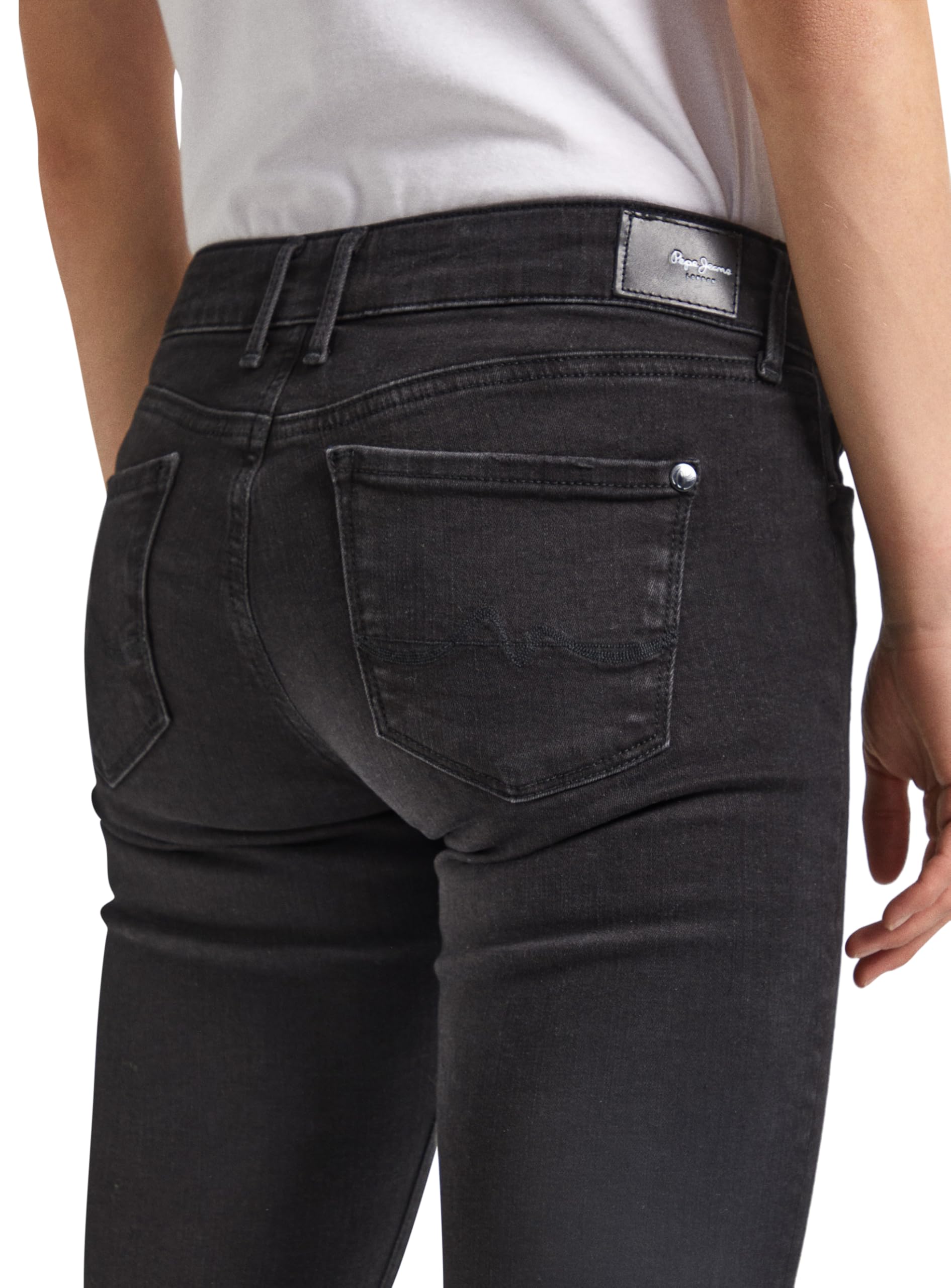 Pepe Jeans Women's Soho High-Rise Skinny Jeans - Stretch Denim Pants for Casual Wear & Everyday Outfits | Perfect for Work, Date Night & Weekend Looks