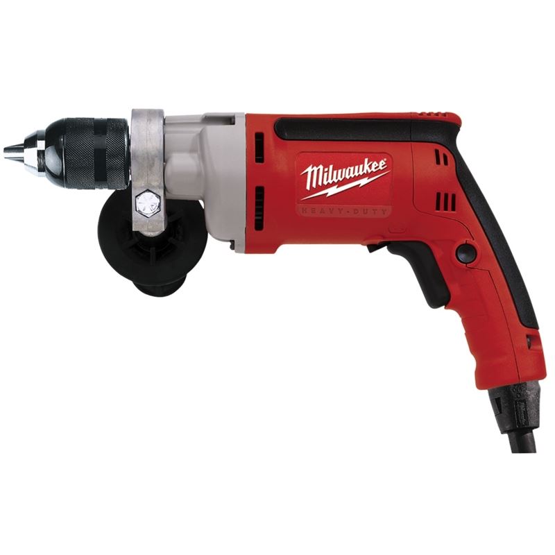 8 Amp 1/2 Inch Heavy Duty Magnum Drill - 850 RPM Power Tool for Woodworking & Metal Drilling | Perfect for DIY Projects & Professional Construction