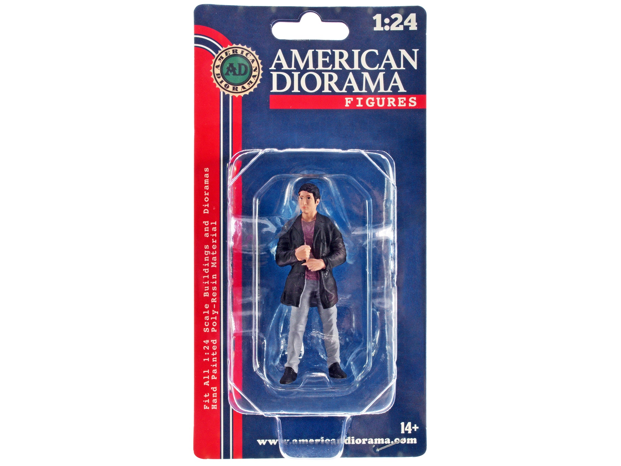 1/24 Scale Model Car Meet 3 Figurine Set - Realistic Miniature Figures for Diecast Car Displays by American Diorama - Perfect for Model Car Enthusiasts & Diorama Scenes