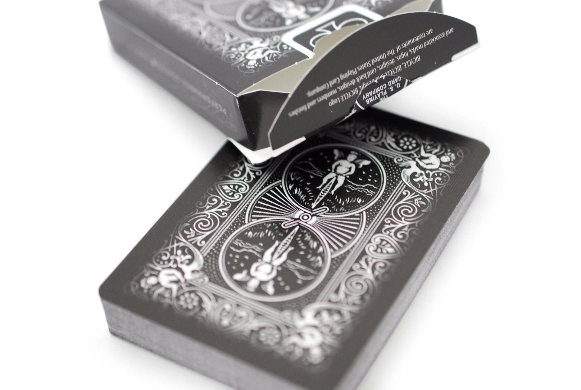 Bicycle® Black Ghost Playing Cards - Premium Quality Poker Cards for Magic Tricks, Cardistry & Casino Games - Perfect for Professional Magicians & Card Enthusiasts