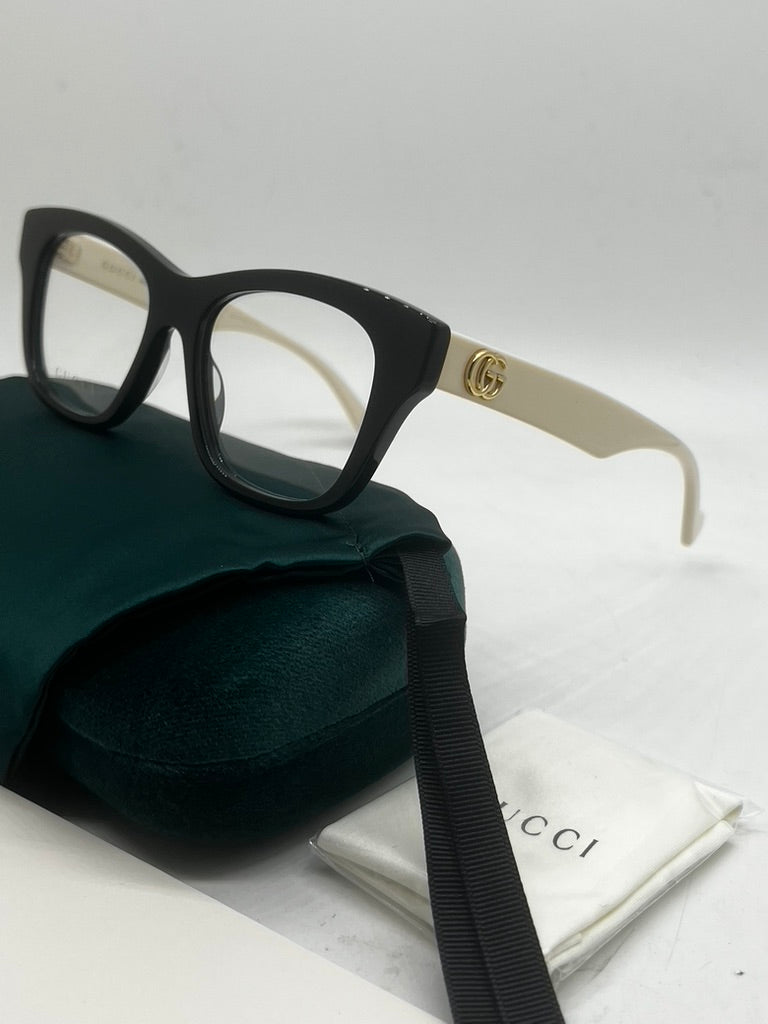 Gucci GG0999O Cat Eye Sunglasses - Black & Ivory Tortoiseshell Frames for Women | Luxury Designer Shades for Everyday Wear & Fashion Accessories