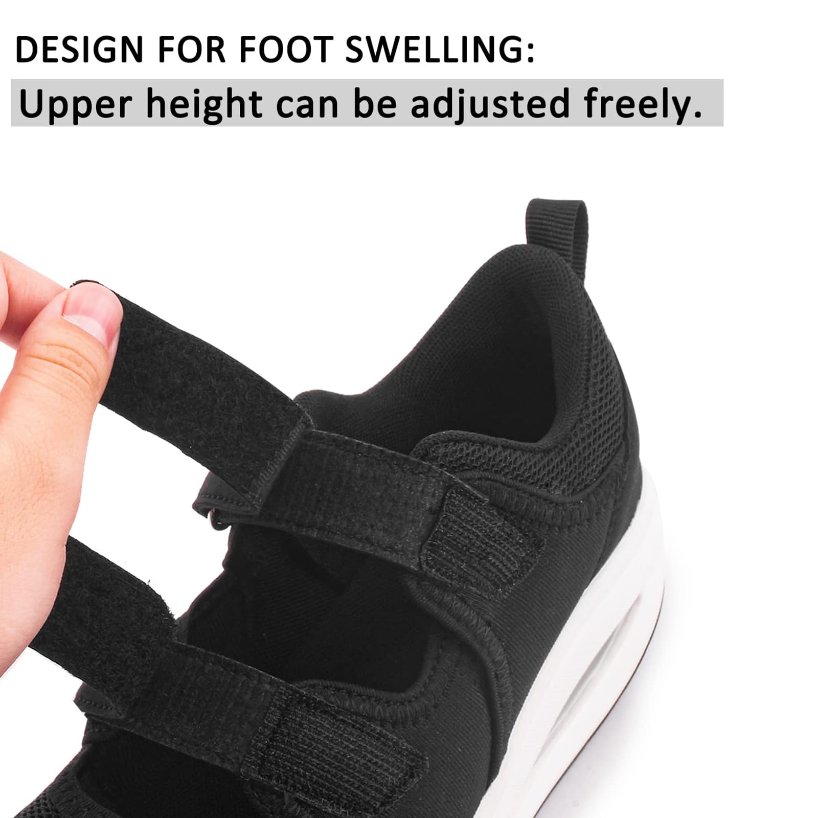 **Women's Breathable Non-Slip Nurse Work Shoes – Adjustable Comfortable Walking & Running Shoes for Nurses – Lightweight Orthotic Support for Arthritis, Diabetes & Plantar Fasciitis – Perfect for Hospital Shifts, Clinics & Long Hours on Feet**