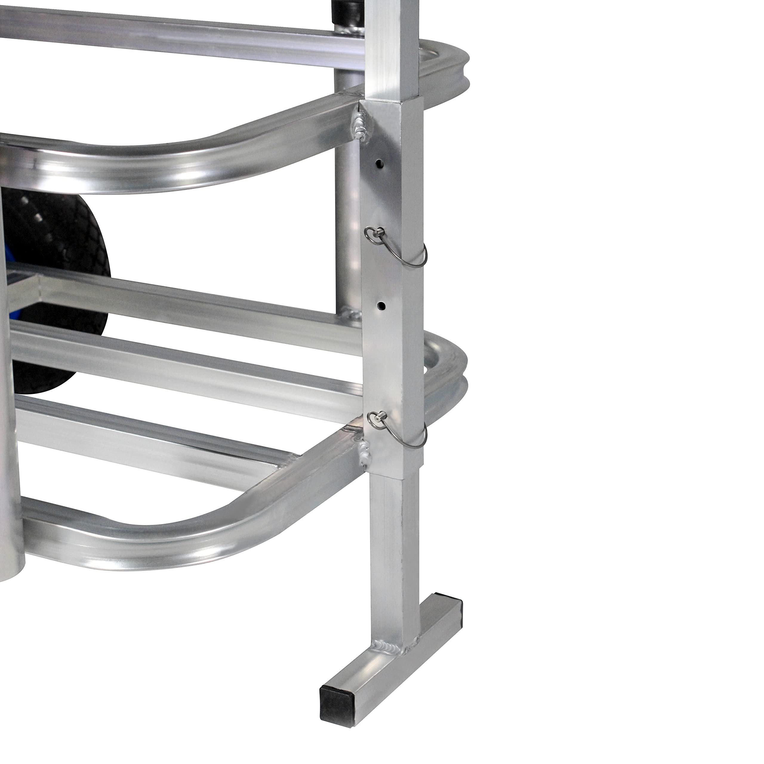 Heavy Duty Fishing Beach Pier Cart with Large Wheels - All Terrain Beach Wagon for Sand, Gravel & Shoreline - Perfect for Fishing Gear, Coolers & Beach Accessories