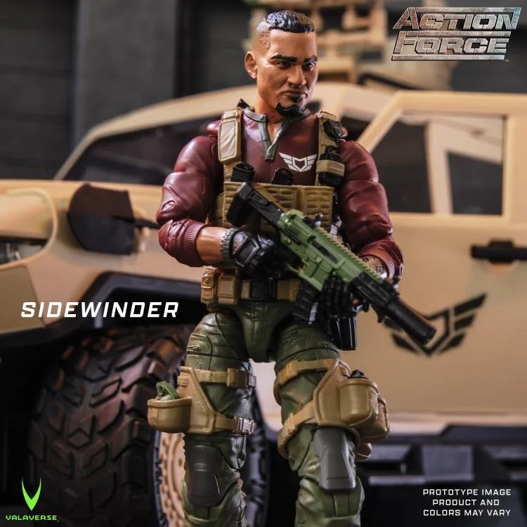 Sidewinder Action Force Series 5 1/12 Scale Collectible Military Action Figure - Perfect for Display, Photography & Action Figure Enthusiasts
