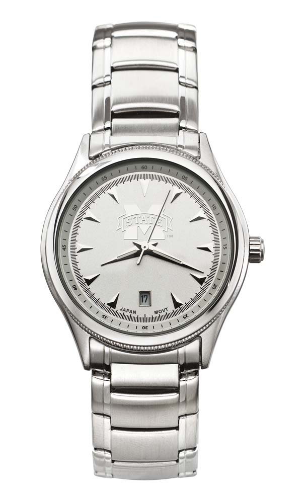 Mississippi State Bulldogs Men's Classic Watch - Stylish Analog Wristwatch for College Fans, Alumni & Graduates - Perfect for Game Days, Tailgating & Everyday Wear
