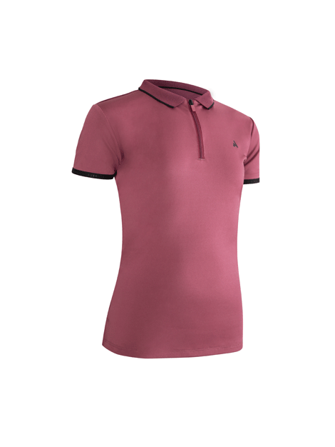 Aubrion React Young Rider Tech Polo Shirt - Breathable & Moisture-Wicking Performance Top for Equestrian, Golf & Outdoor Sports