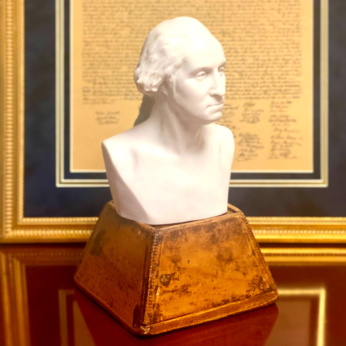 George Washington 10-Inch Collectible Bust - Premium American History Decoration for Home, Office & Classroom Display