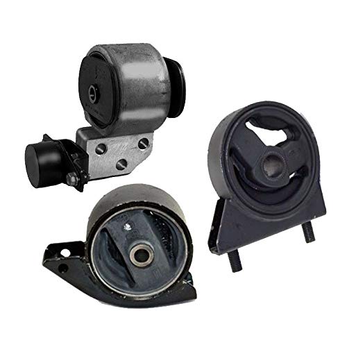 1997 Hyundai Accent 1.5L DOHC Auto Transmission Engine Motor Mount Set - 3 PCS (A6103, A6104, A6154, K0594) | Replacement Parts for Smooth Ride & Vibration Reduction | Perfect for DIY Car Repair & Maintenance