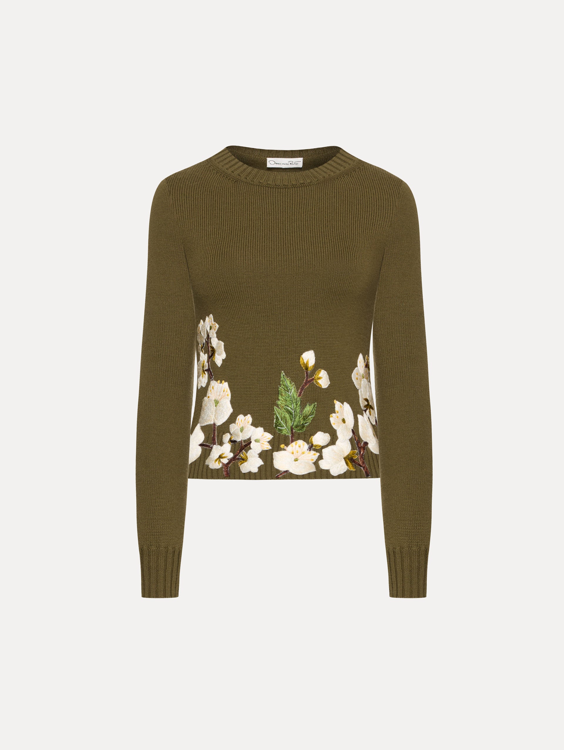 Cherry Blossom Embroidery Sweater for Women - Floral Pullover with Japanese Inspired Design - Perfect for Spring Outfits, Casual Wear & Layering