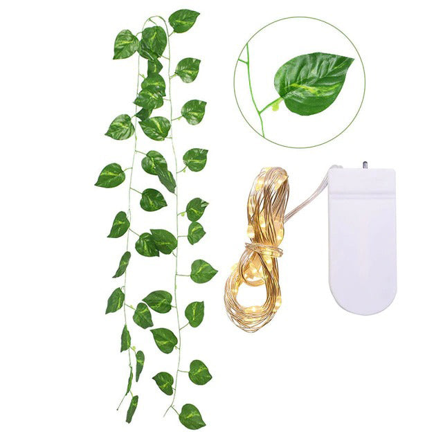 Premium Single Vine String Lights - 50 LED Fairy Lights for Outdoor & Indoor Decor - Perfect for Garden, Wedding, Party, and Home Decoration