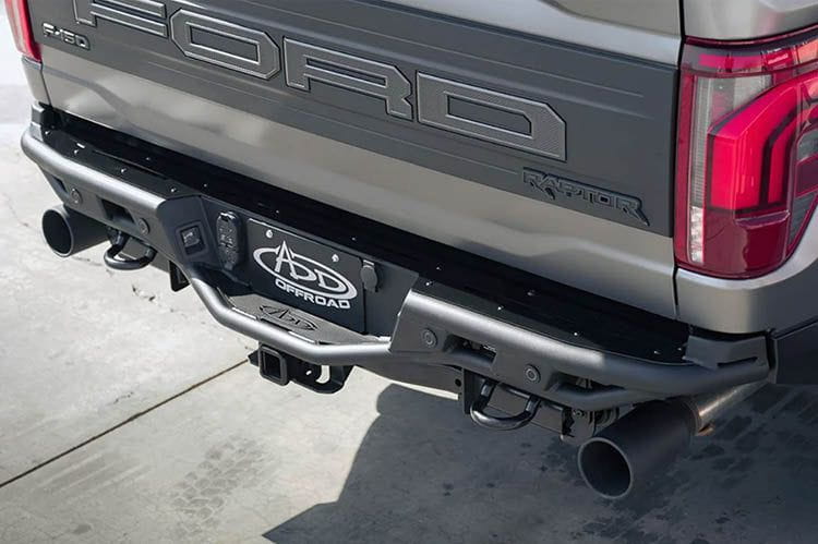 Ford F150 Raptor Race Series Dovetail Rear Bumper (2021-2024) - Heavy Duty Off-Road Bumper for Enhanced Protection & Style - Perfect for Truck Enthusiasts & Off-Road Adventures