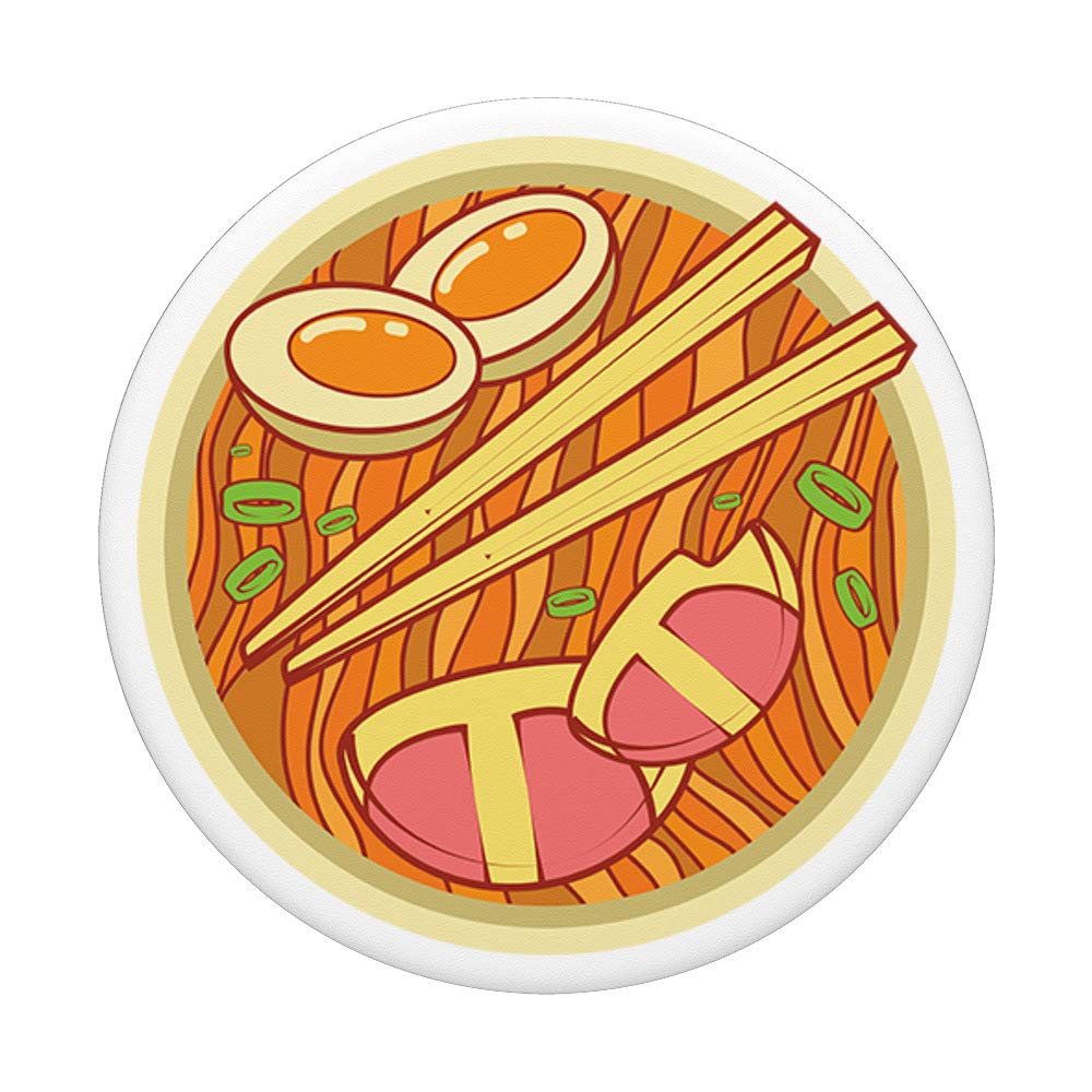 Noodles PopSockets PopGrip: Interchangeable Phone Grip for iPhone, Samsung & Tablets - Perfect for Gaming, Selfies & Everyday Use