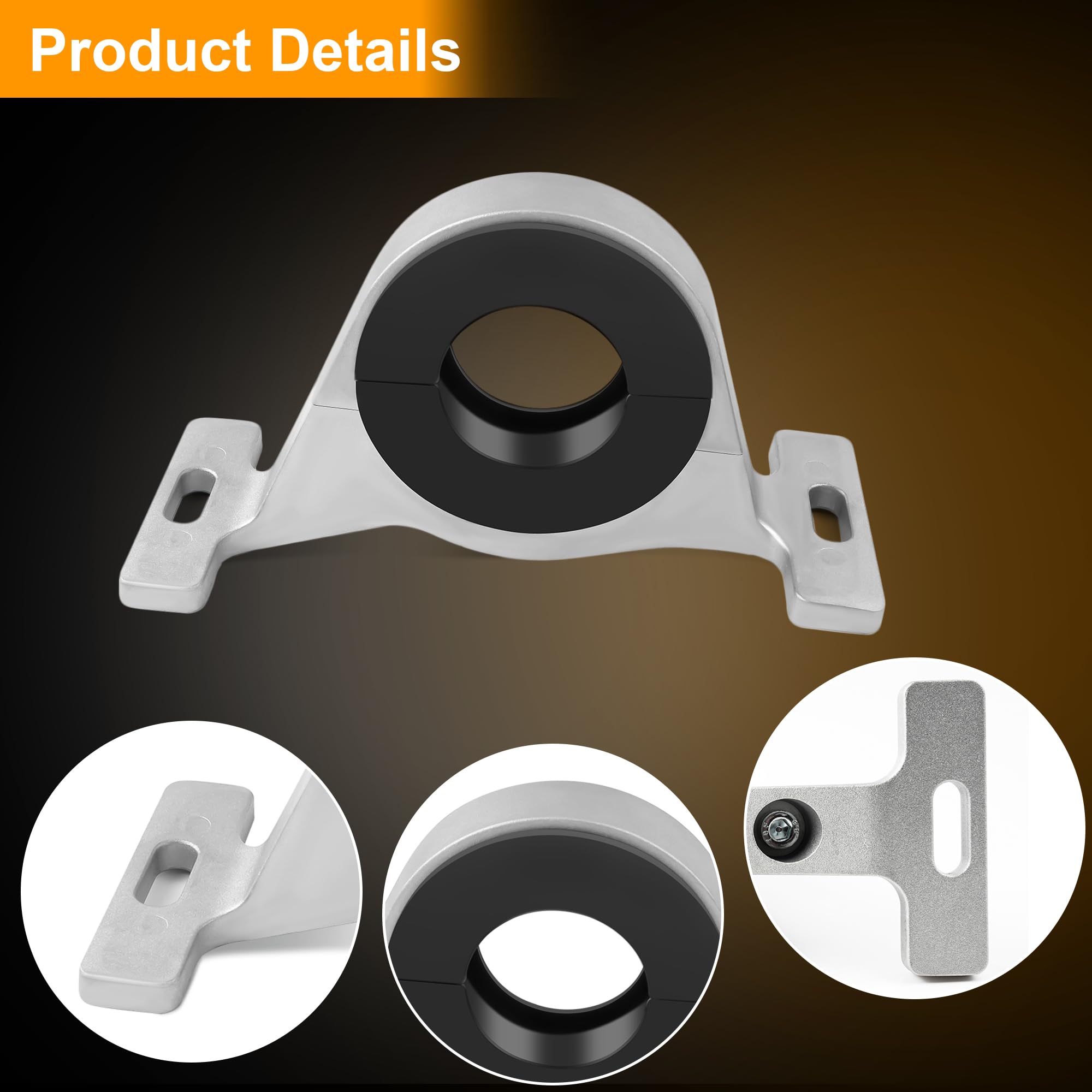 High-Quality Center Bearing Support for 2015+ Dodge Charger Challenger 300 ScatPack HellCat - Compatible with RWD & AWD V6 V8 Models - Durable Driveshaft Solution for Smooth Performance - Perfect for Off-Roading & High-Speed Driving