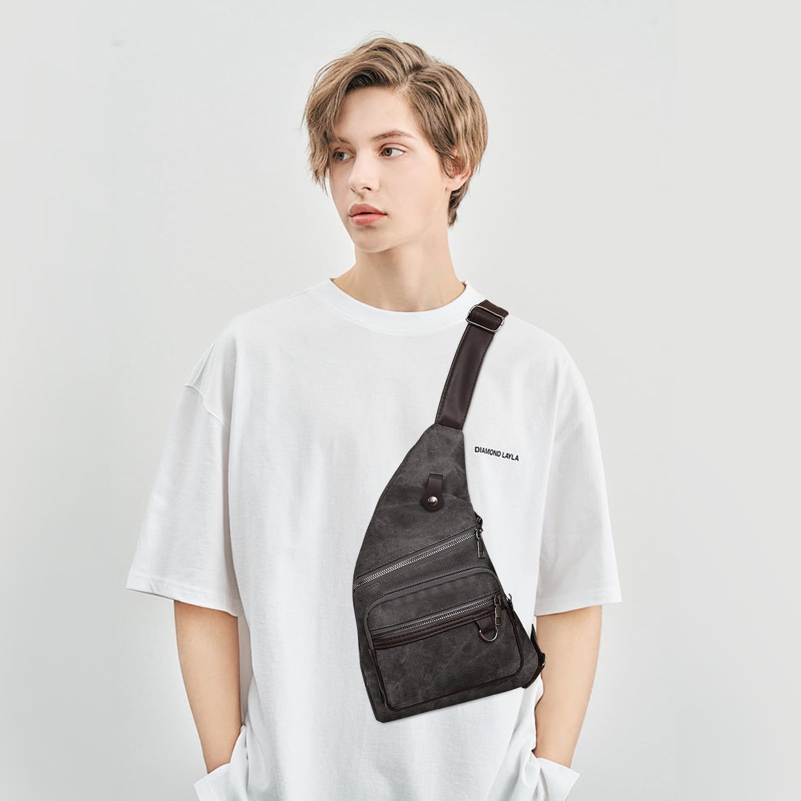 Anti Theft Sling Bag - Waterproof Crossbody Bag for Travel & Daily Use
