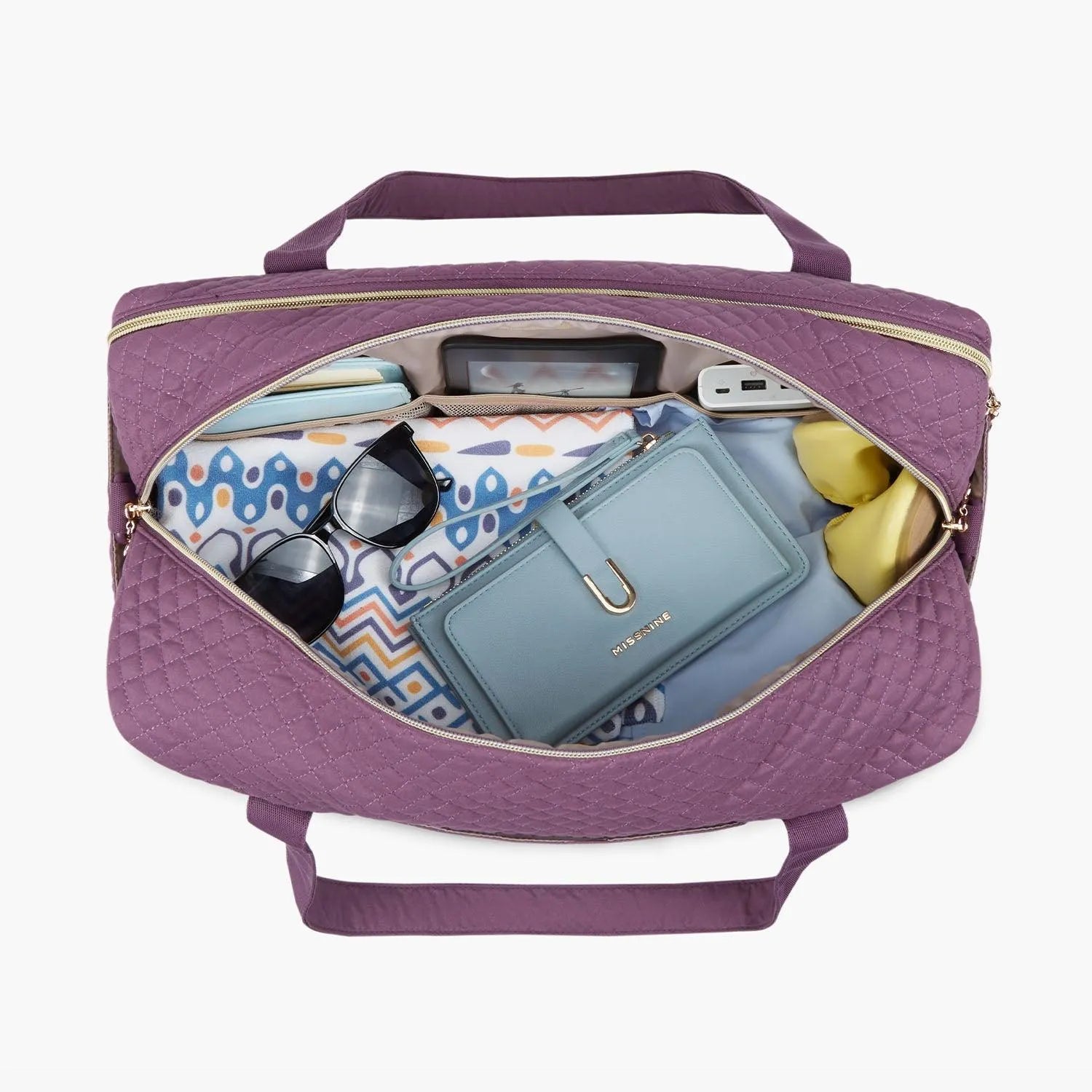 Large Weekender Overnight Bag with Shoe Compartment - Perfect Carry-On Luggage for Travel, Gym & Weekend Getaways