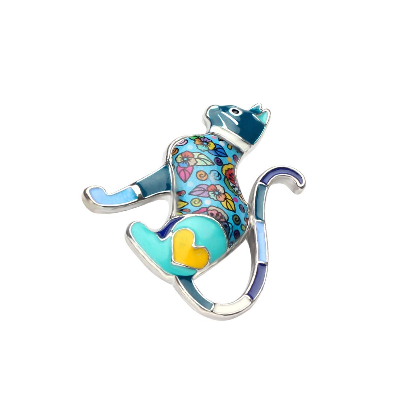 NEWEI Cat Brooch Pins for Women & Girls - Elegant Cat Jewelry Gift Set for Jackets, Bags & Accessories - Perfect for Parties, Weddings & Everyday Fashion