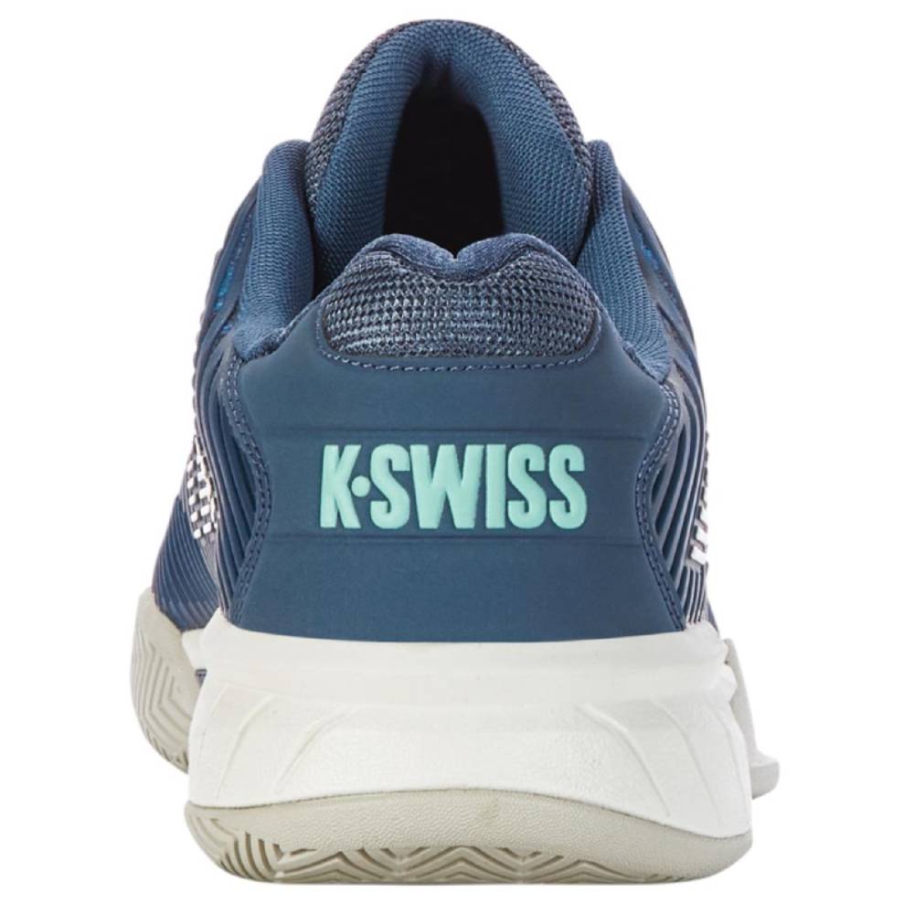 K Swiss Hypercourt Express 2 Men's Tennis Shoes - Lightweight Performance Court Shoes for Men (Indian Teal/Star White) | Ideal for Tennis, Pickleball & Casual Wear
