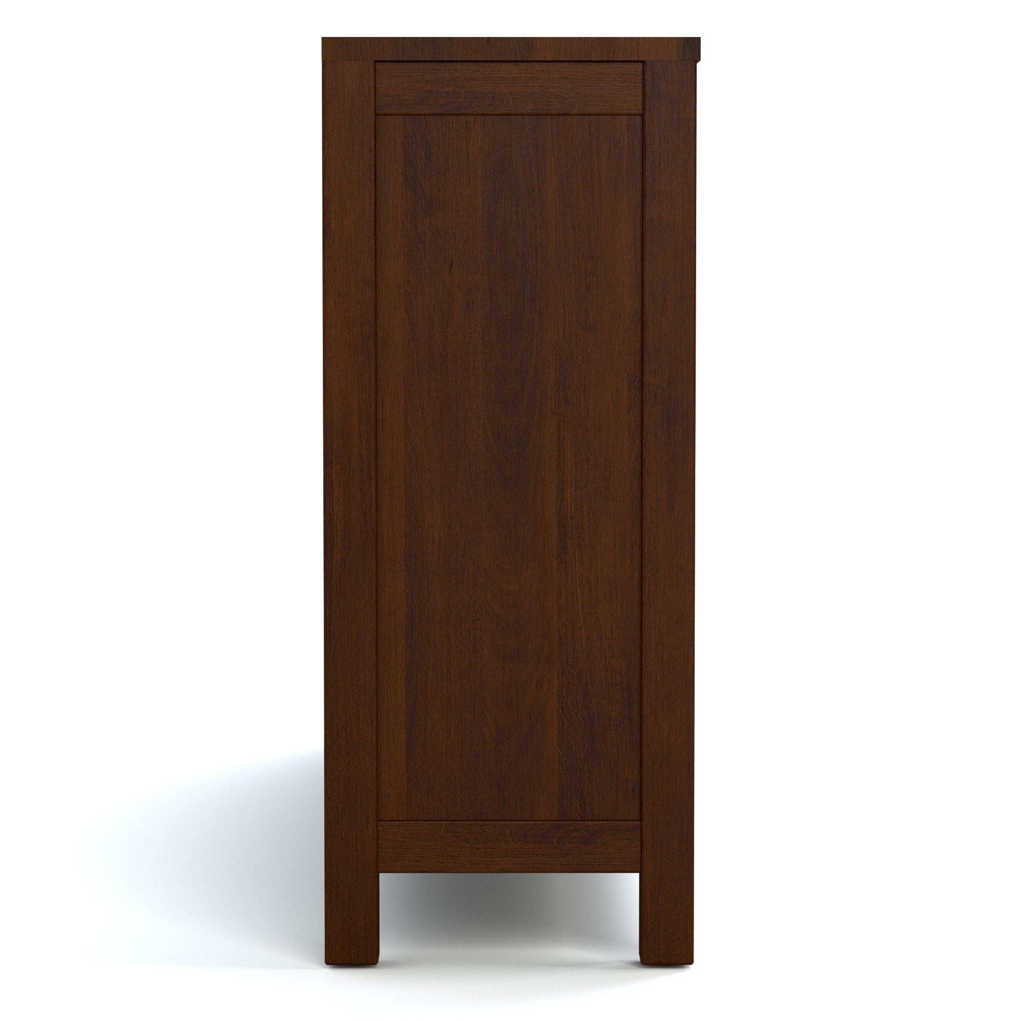 Origins 60 Inch Low Bookcase - Modern Wood Bookshelf for Living Room, Bedroom, or Office Storage - Perfect for Organizing Books, Decor, and Essentials