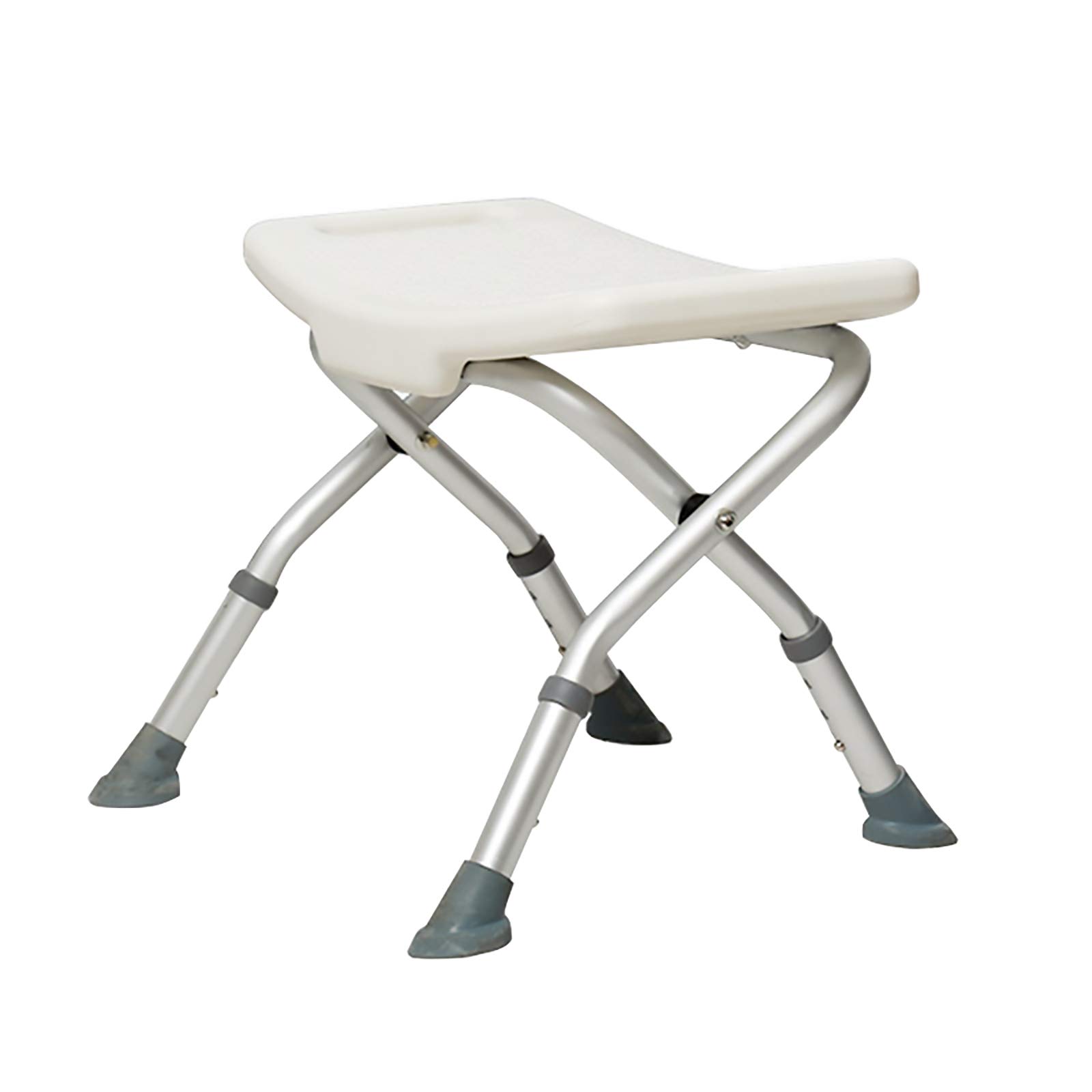 Durable Foldable Shower Chair Bench - Portable Bath Seat Attachment for Adults & Elderly | White | Ideal for Small Bathrooms, Assisted Living & Post-Surgery Recovery